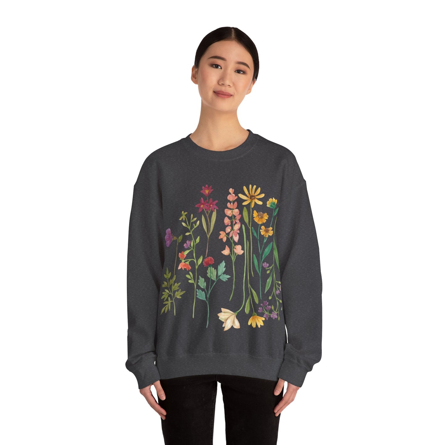 Unisex Heavy Blend™ Crewneck Sweatshirt Ref 001/F - Printing With Colors