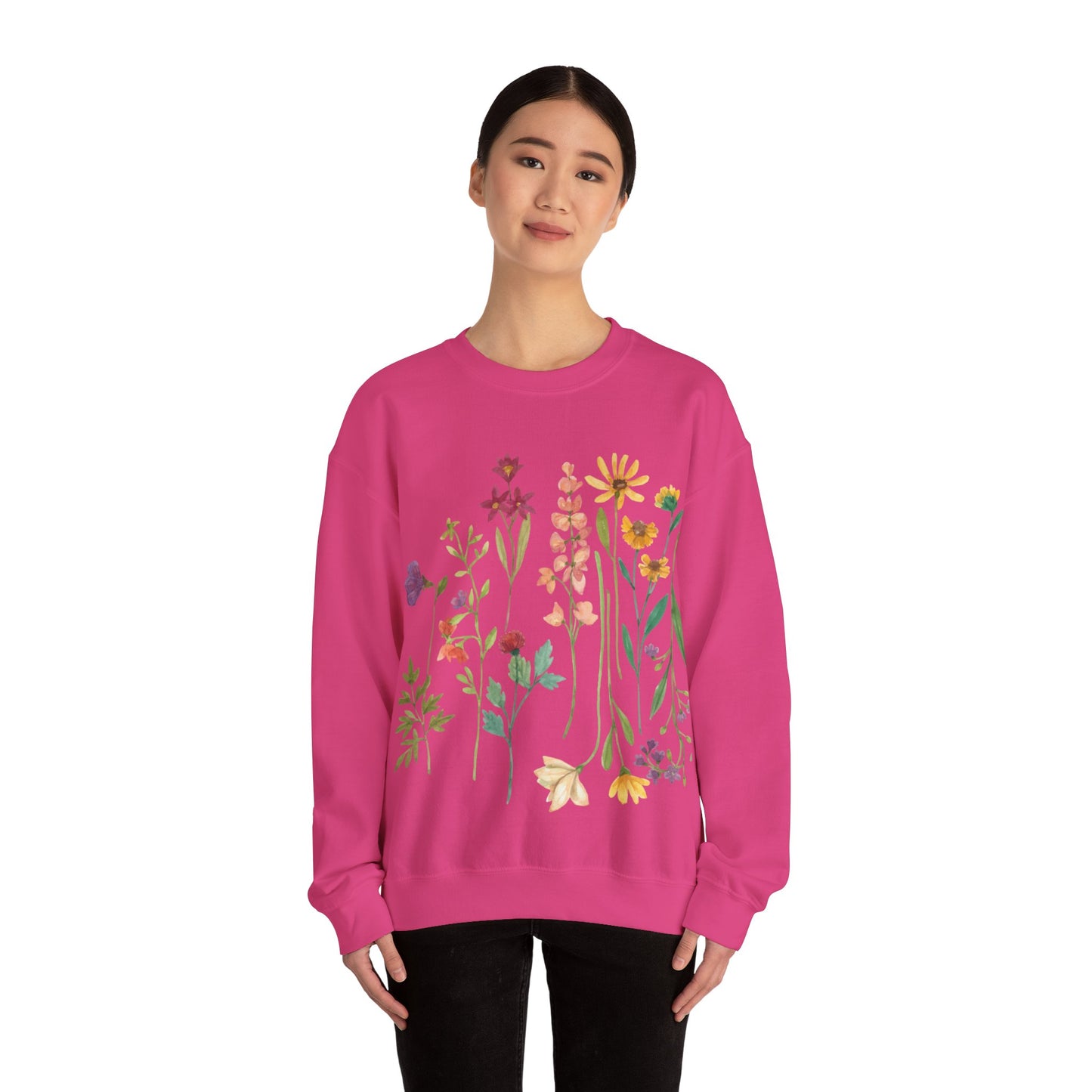 Unisex Heavy Blend™ Crewneck Sweatshirt Ref 001/F - Printing With Colors