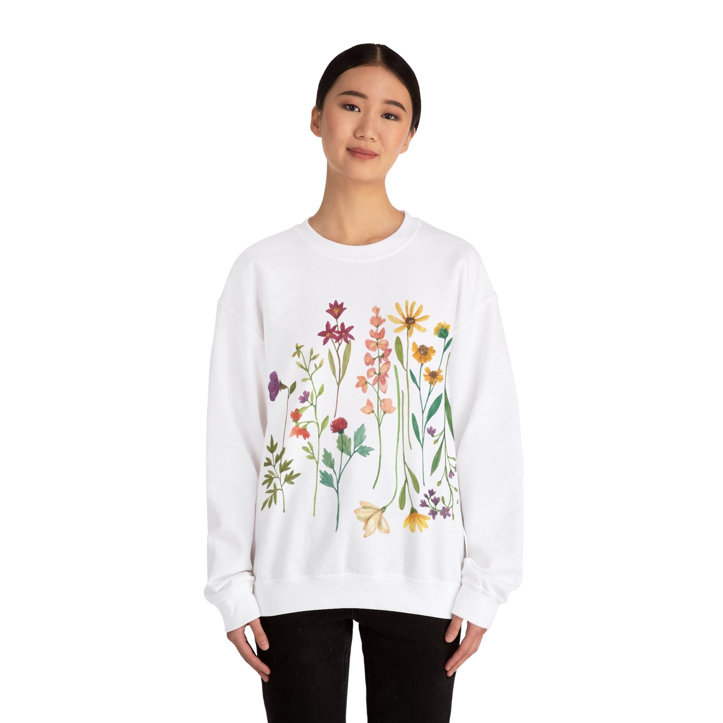 Unisex Heavy Blend™ Crewneck Sweatshirt Ref 001/F - Printing With Colors