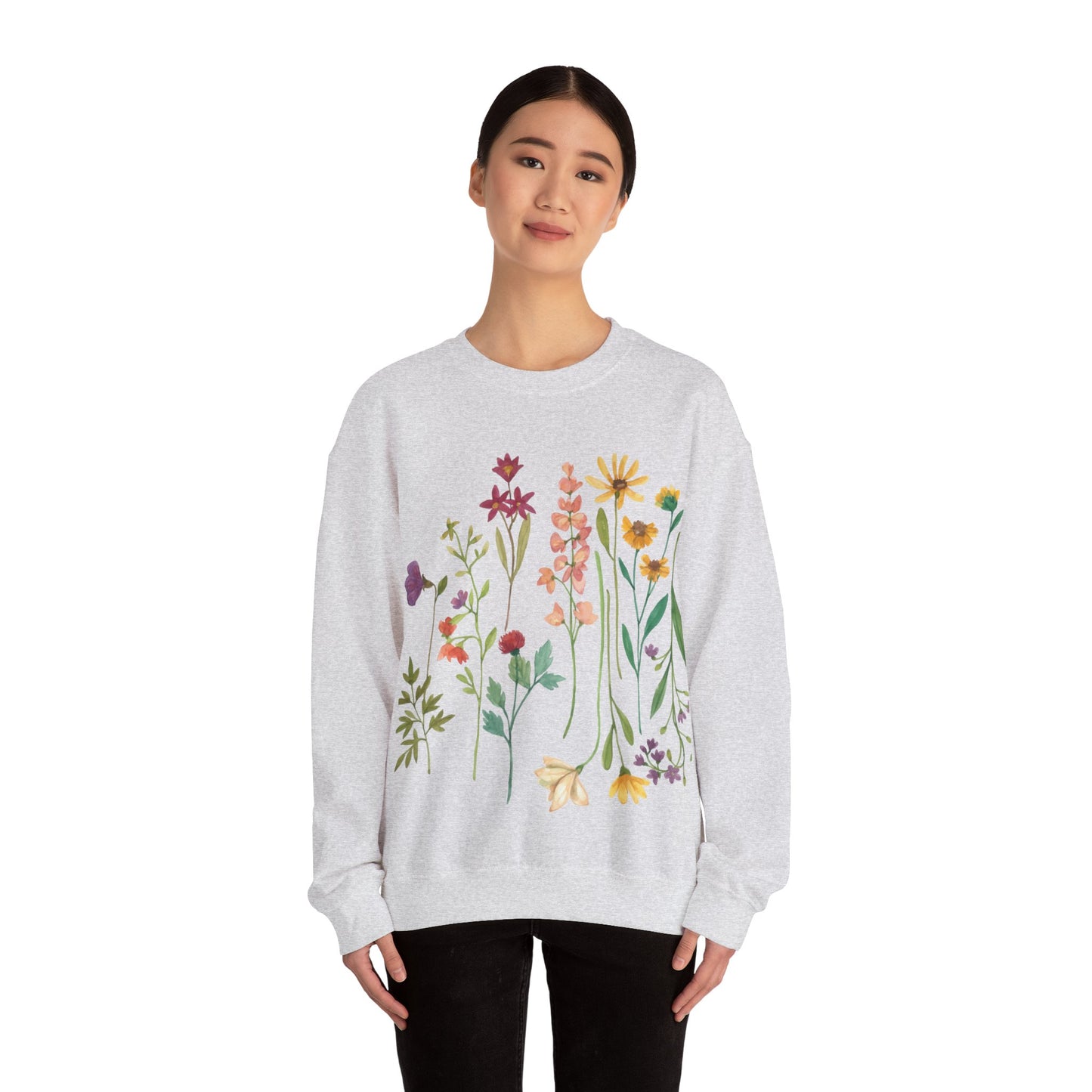 Unisex Heavy Blend™ Crewneck Sweatshirt Ref 001/F - Printing With Colors