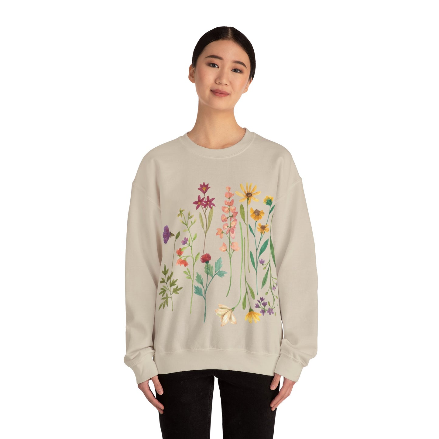 Unisex Heavy Blend™ Crewneck Sweatshirt Ref 001/F - Printing With Colors