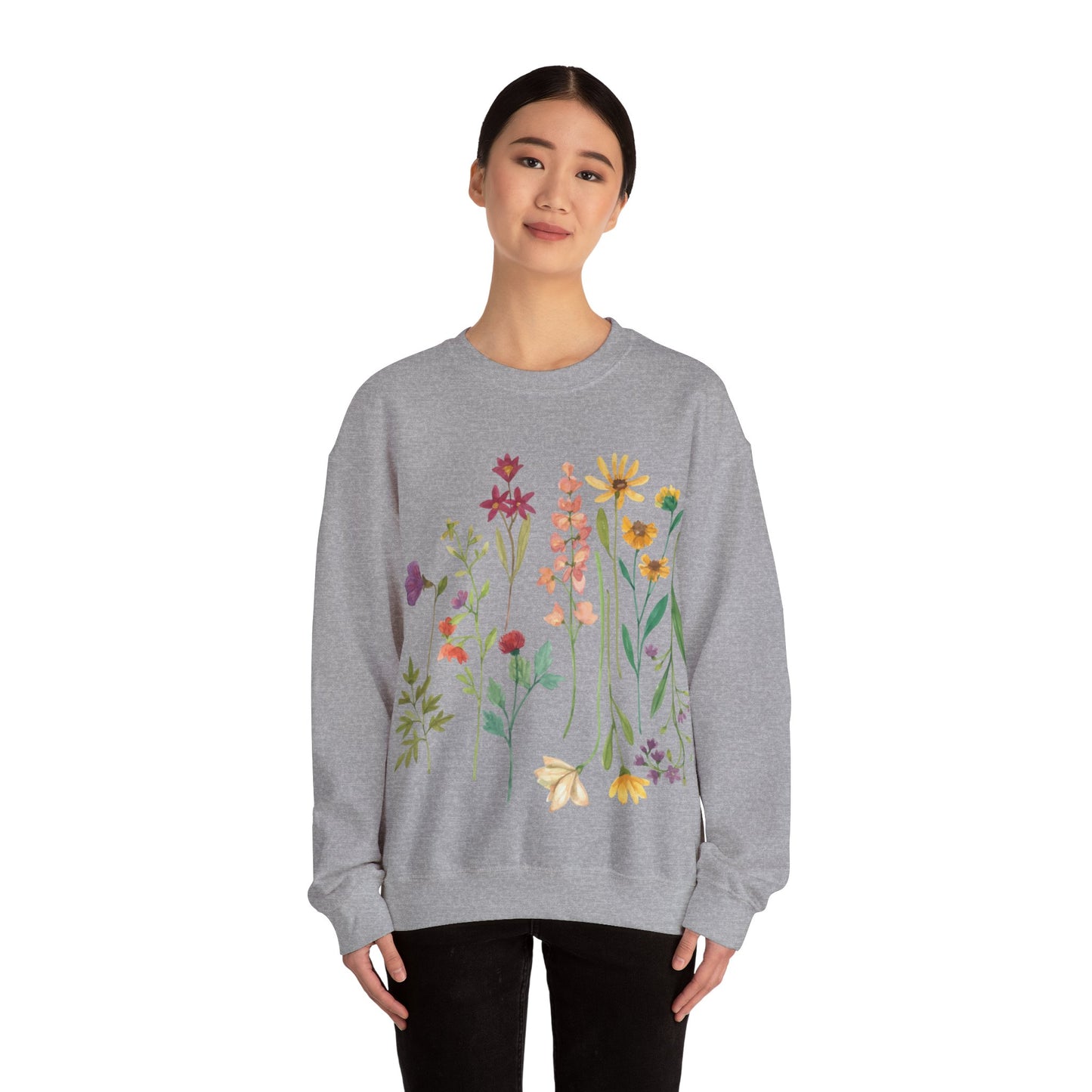 Unisex Heavy Blend™ Crewneck Sweatshirt Ref 001/F - Printing With Colors